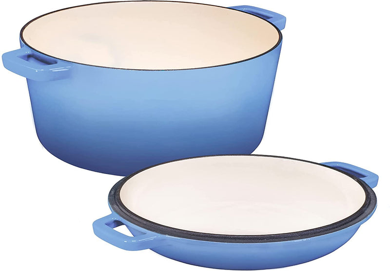 Bruntmor Enameled Cast Iron Dutch Oven With Lid And Stainless Steel Knob –  45 –