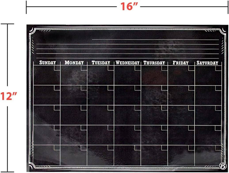 Magnetic Refrigerator Calendar Board