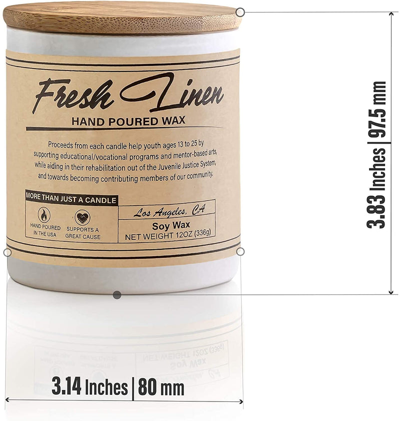 Linen Bliss Soy Candle