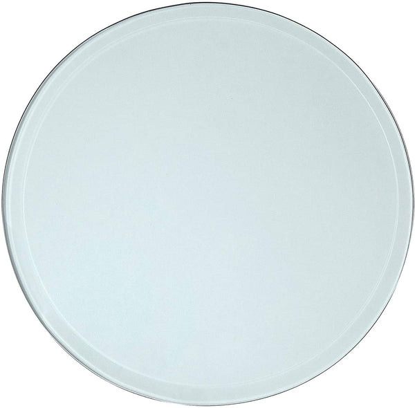 18" Glass Table Top - 1/2" Thick Tempered - Polished Edge - 18" Diameter