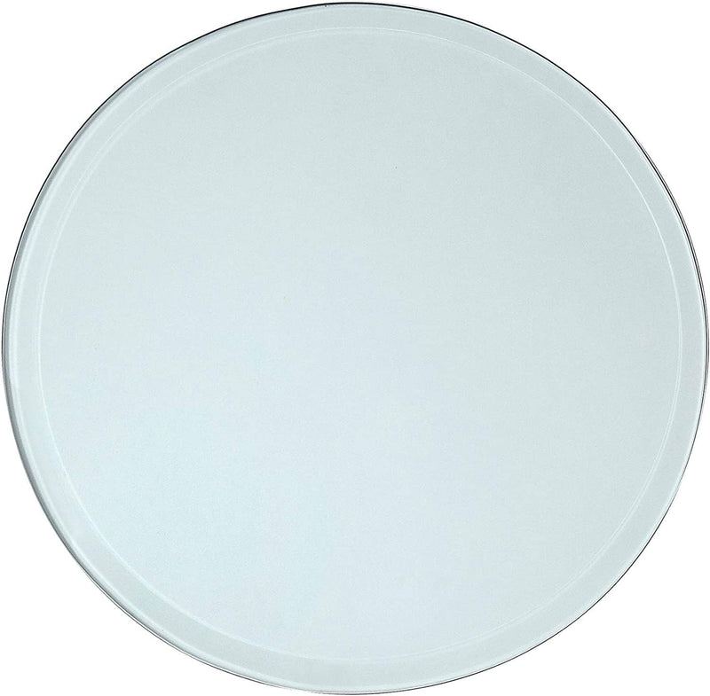 18" Glass Table Top - Tempered Polished Edge - 18" Diameter