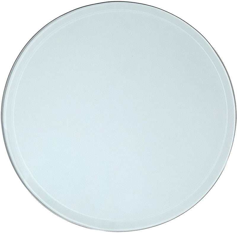 Beveled Glass Table Top - 28" Diameter, Tempered & Polished