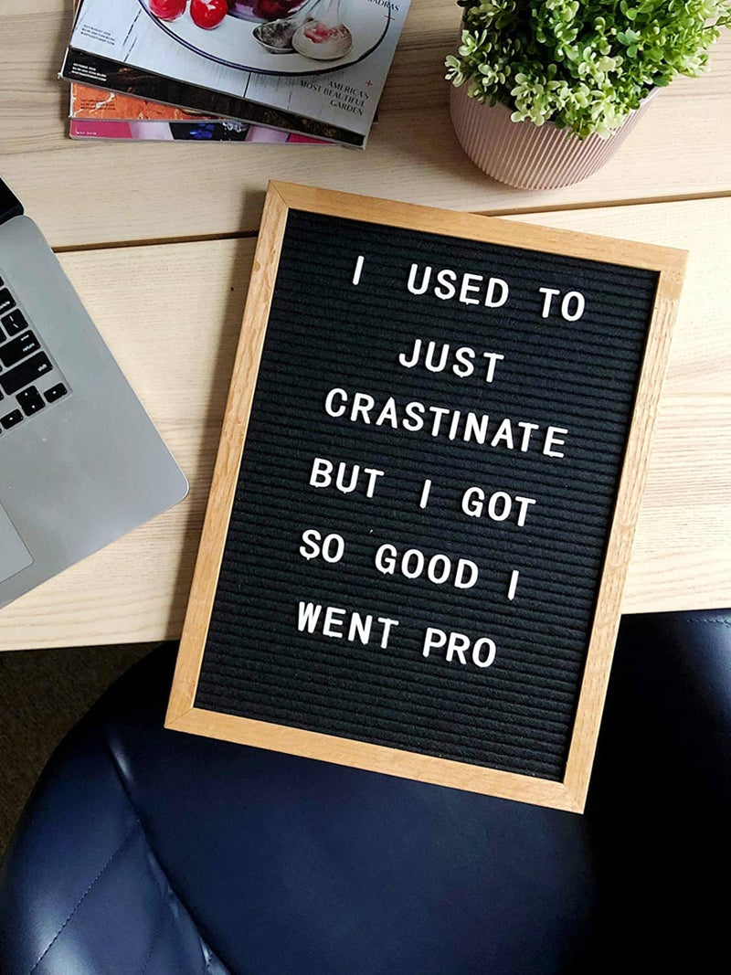 Felt Letter Board with 460 Letters and Emojis