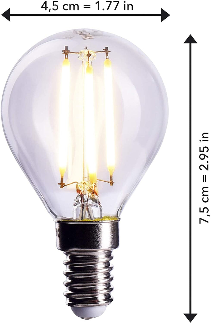 Dimmable E14 Filament Lightbulb - 4W Warm White 230V
