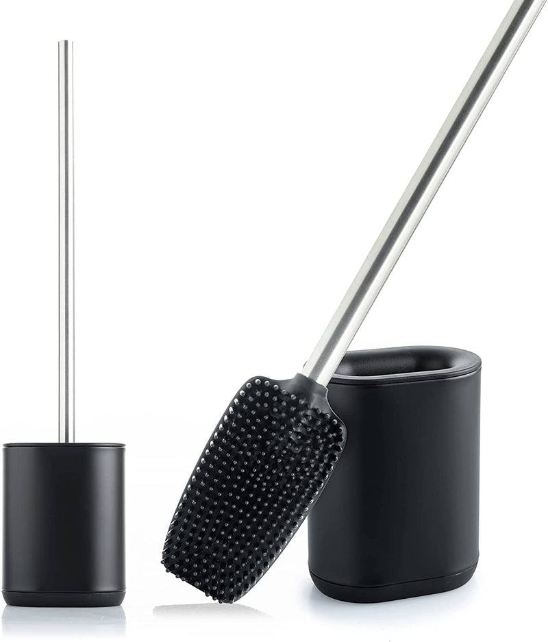 Toilet Brush Set with Stainless Steel Holder