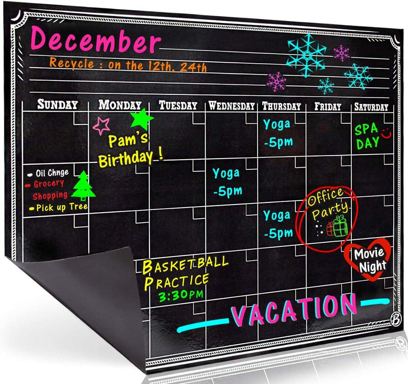 Magnetic Refrigerator Calendar Board
