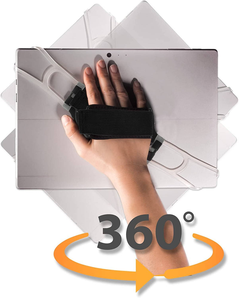 Tablet Hand Strap Holder - Adjustable and Rotating