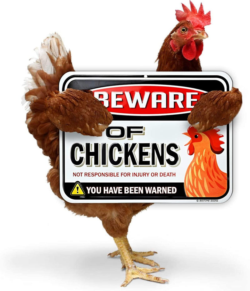 Chicken Warning Sign