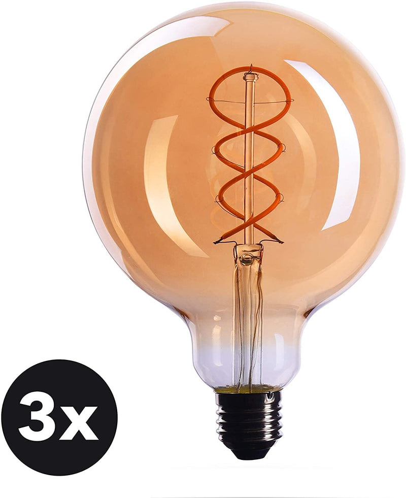 6-Pack Dimmable Vintage Edison Bulb, Warm White, 4W