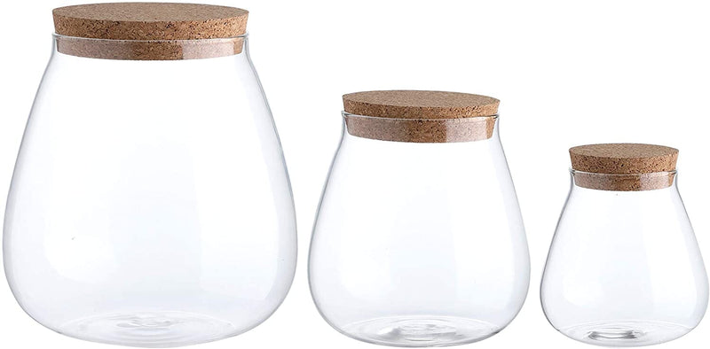 Whole Housewares Airtight Glass Jars With Lid 24Oz Glass Storage Containers