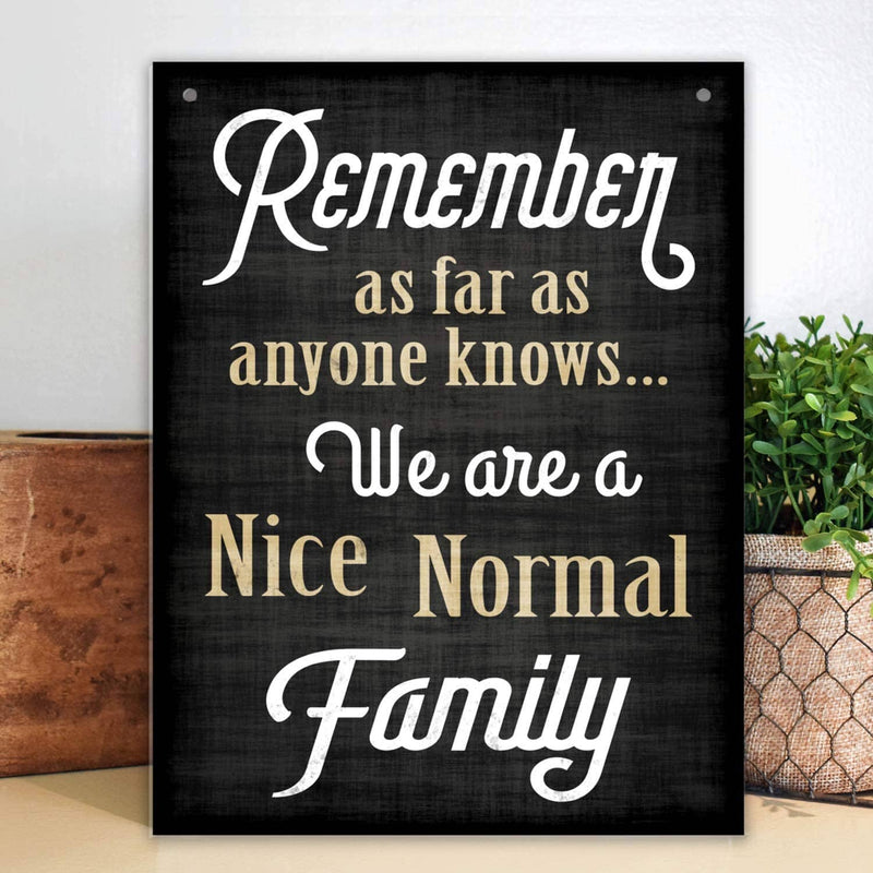 Funny Family Quote Sign