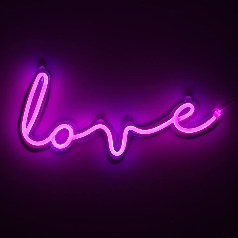 Love LED Neon Wall Sign, 16x7