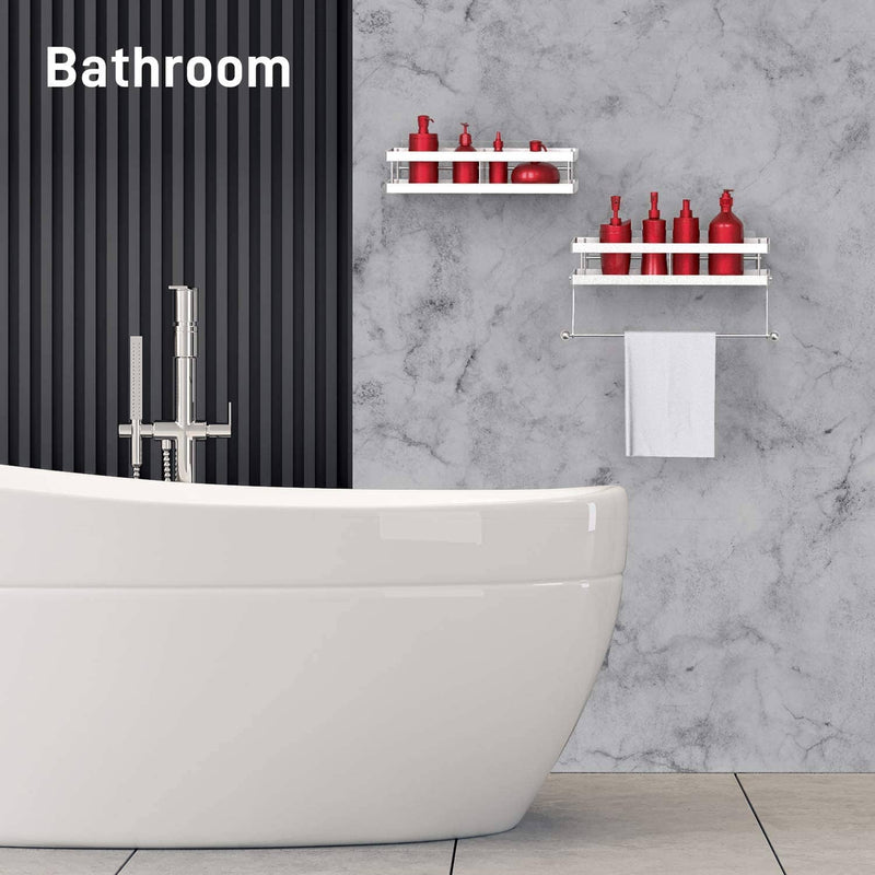 Bathroom Shelf Shower Basket Bathroom Bathroom Self Adhesive Shower Shelf 2