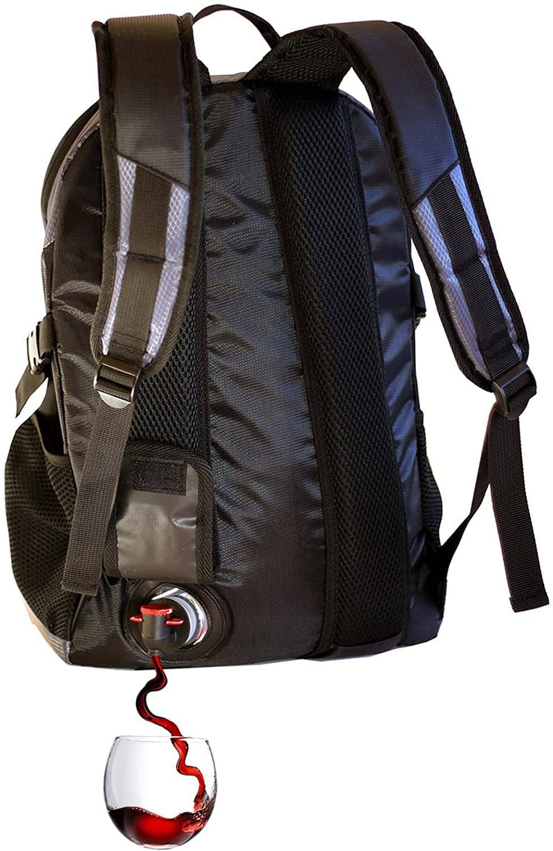 Fashionable Insulated Backpack with Leakproof Drinks Compartment