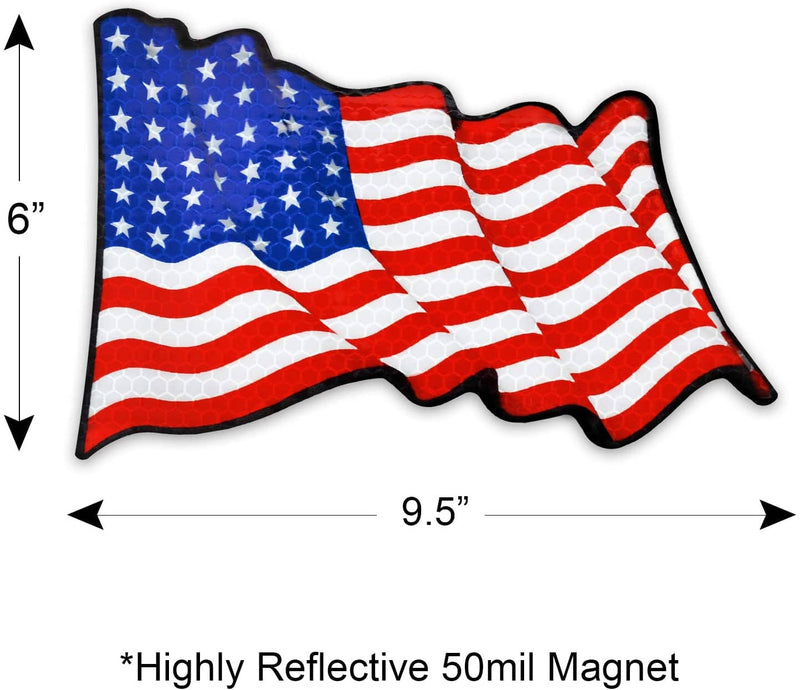 USA Flag Car Magnets