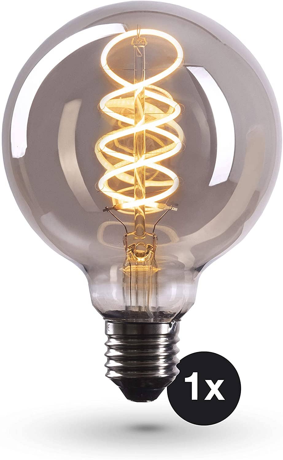 Dimmable Smoke Glass Edison Bulbs - Set of 3