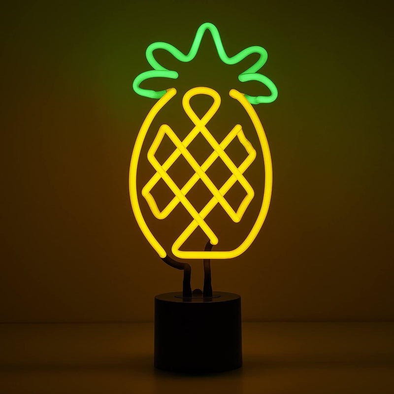 Large Pineapple Neon Desk Light