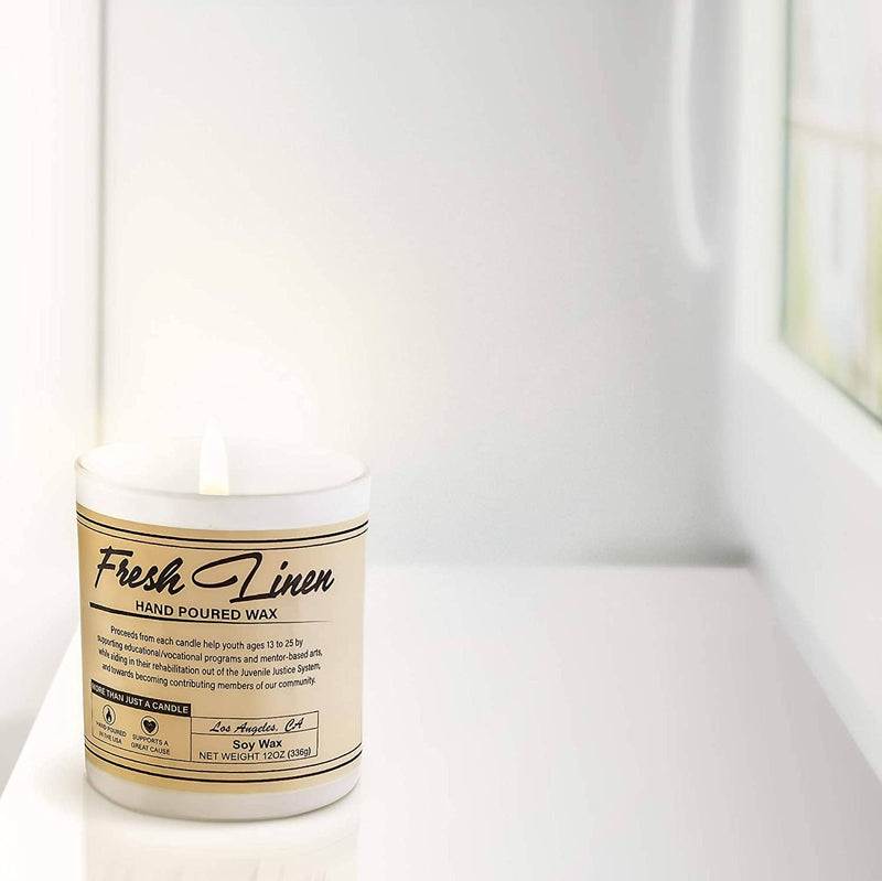 Linen Bliss Soy Candle