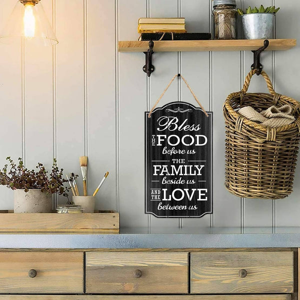 Heartwarming Family Food Love Sign - Durable PVC