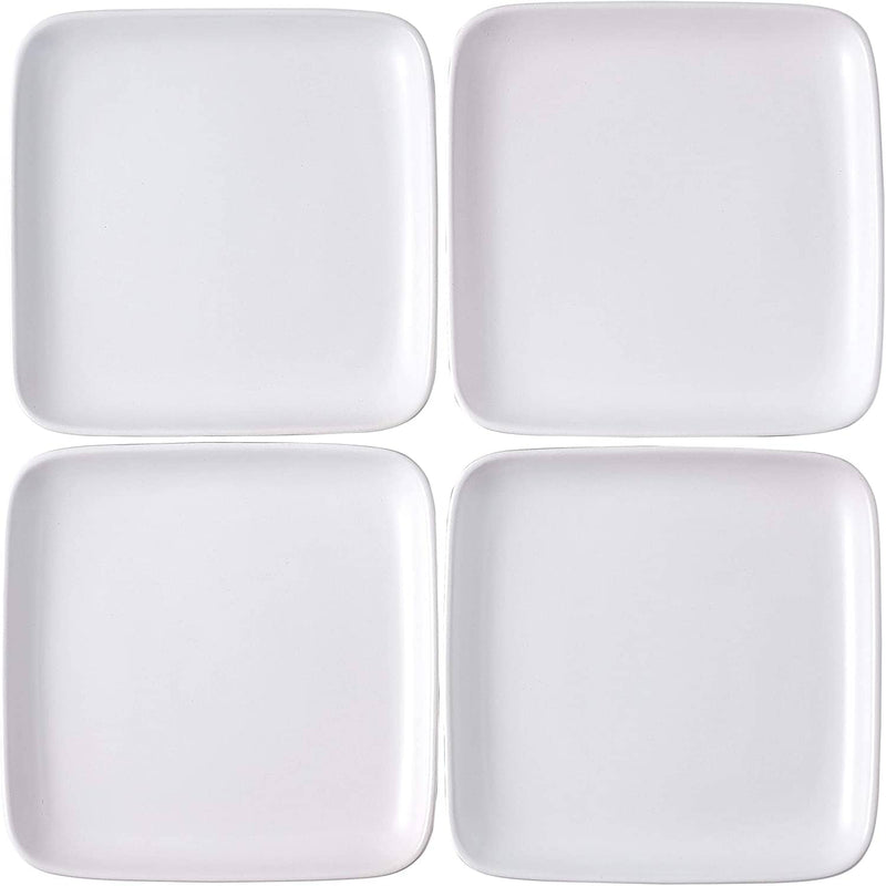 10" Set of 4 Ceramic Dinner Plates