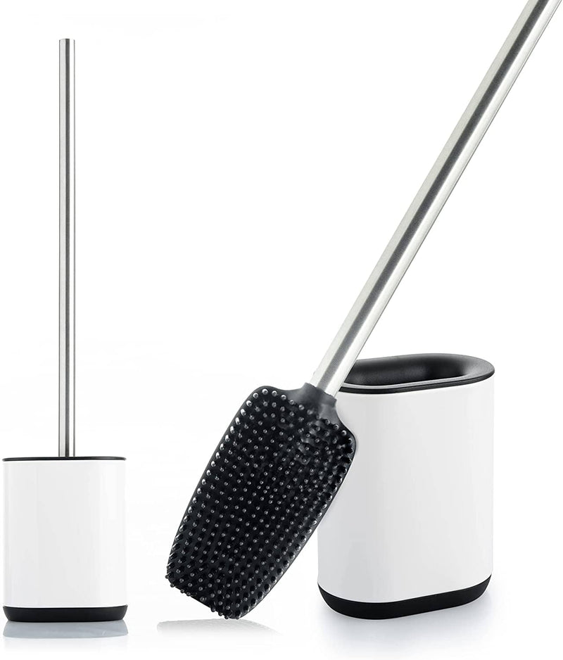 Toilet Brush Set with Stainless Steel Holder