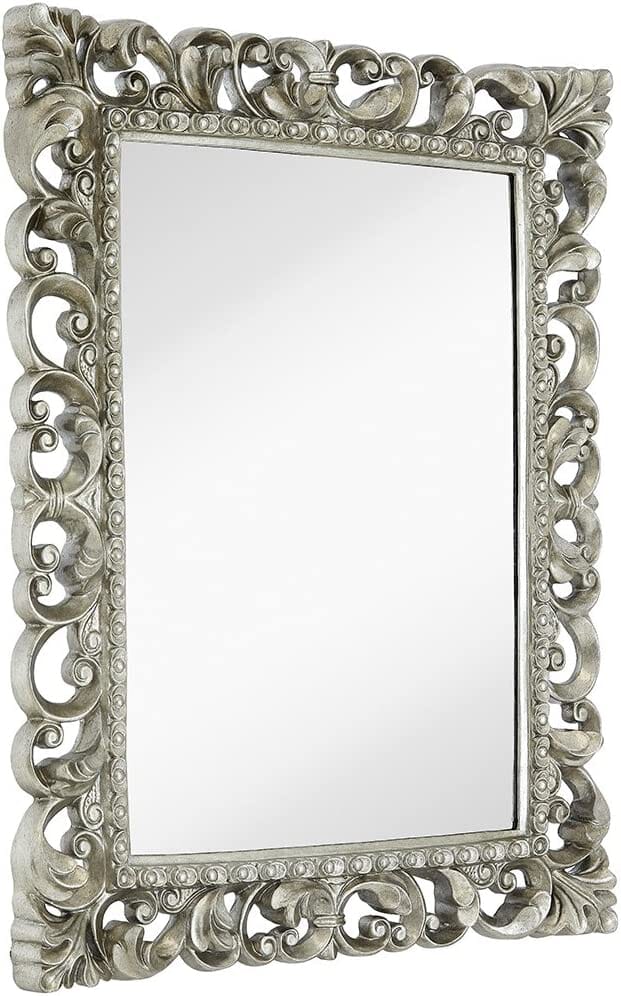 Silver Baroque Wall Mirror