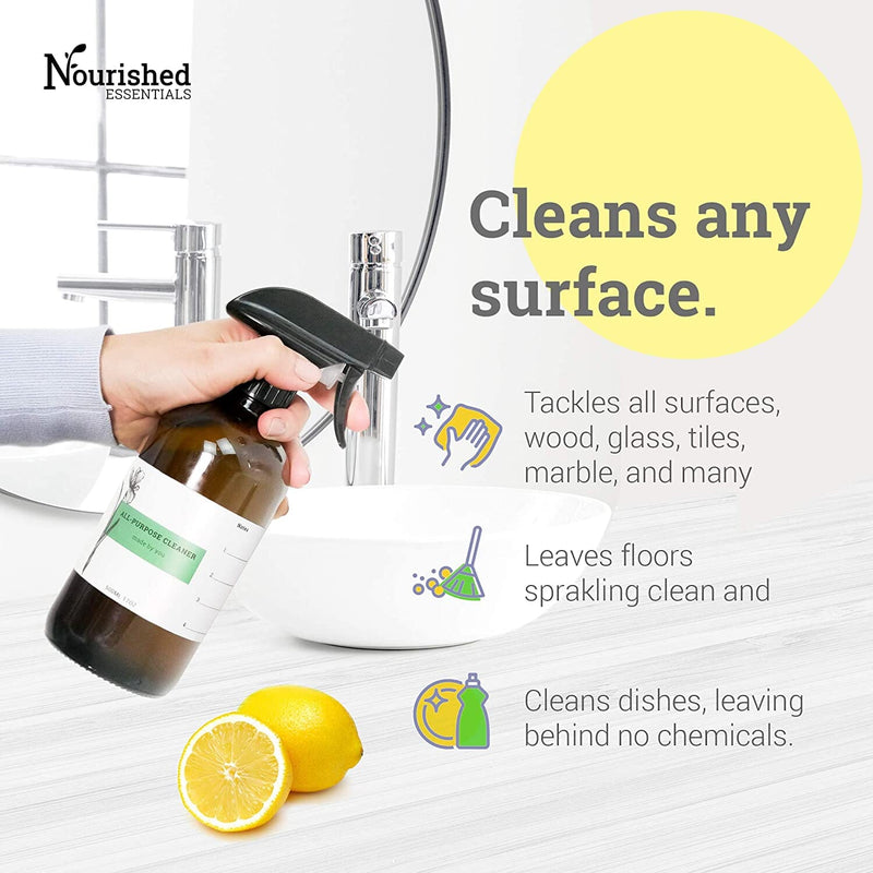 Natural Household Cleaning Spray Kit
