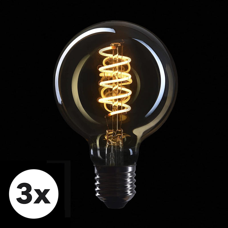 3-Pack Dimmable Warm White Vintage Edison Bulbs