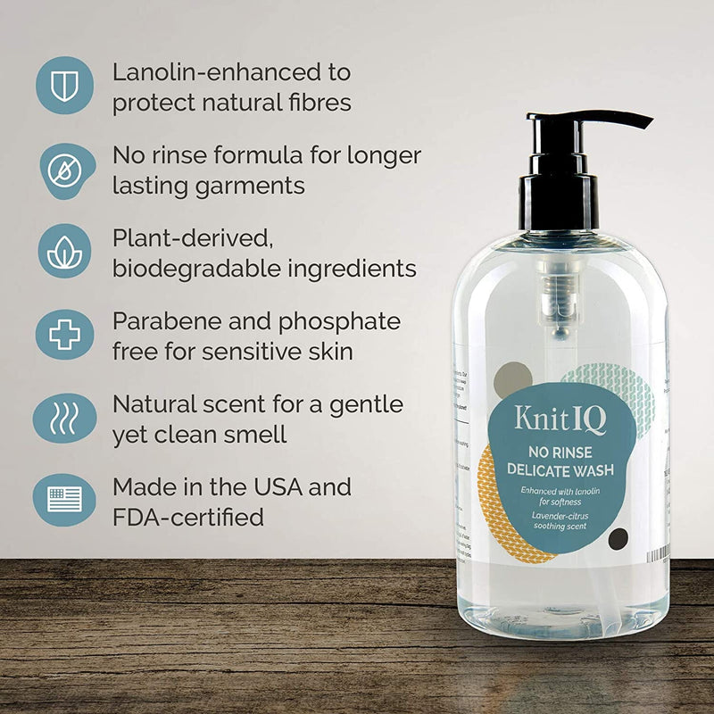 Delicate Fabric Detergent: Lanolin-Free No-Rinse Solution