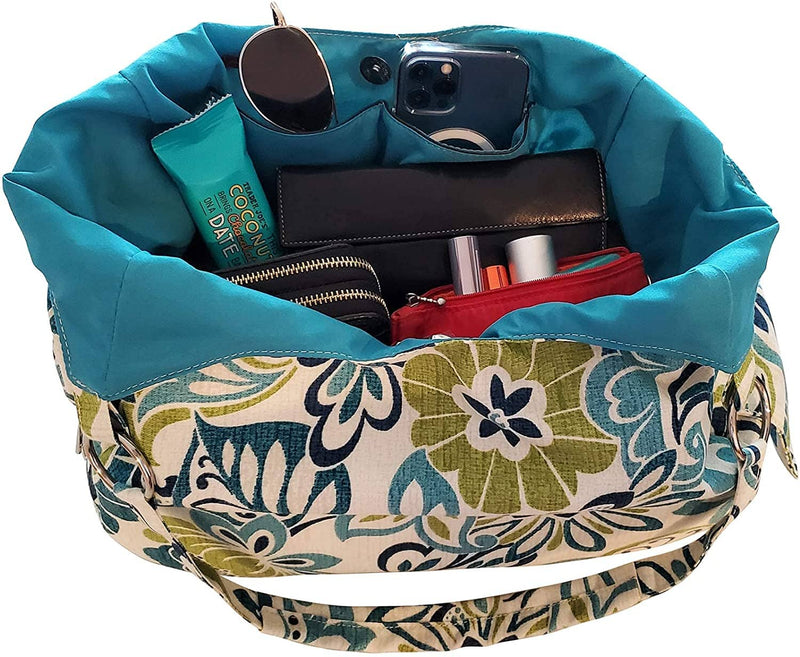 Swankey Tiki Wine Tote with Hidden Insulated Compartment