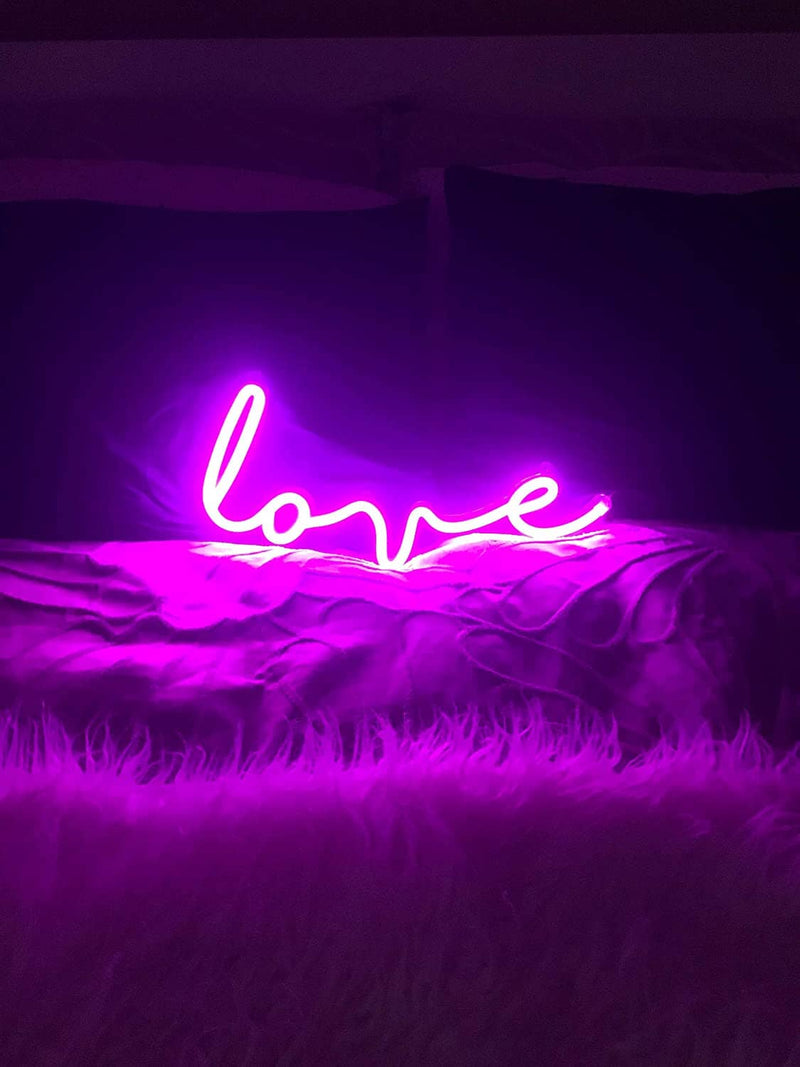 Love LED Neon Wall Sign, 16x7