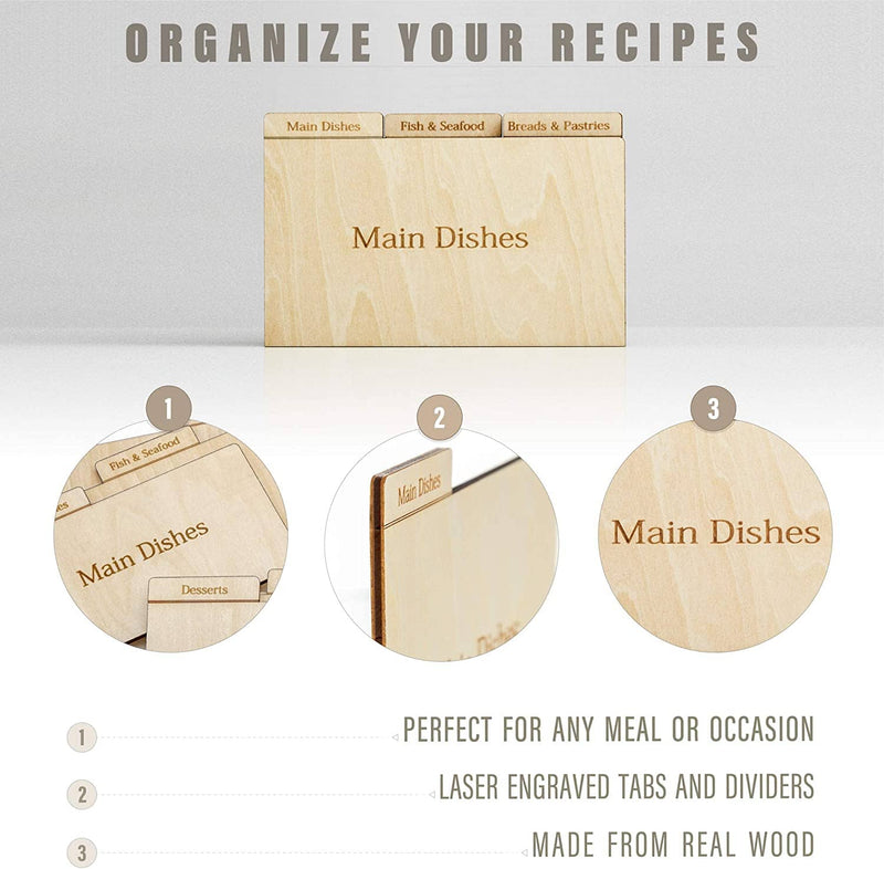 Wood Recipe Organizer