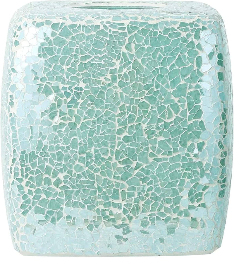 Mosaic Glass Tissue Holder | Decorative Tissue Cover | Bathroom Accessory | Square Box G