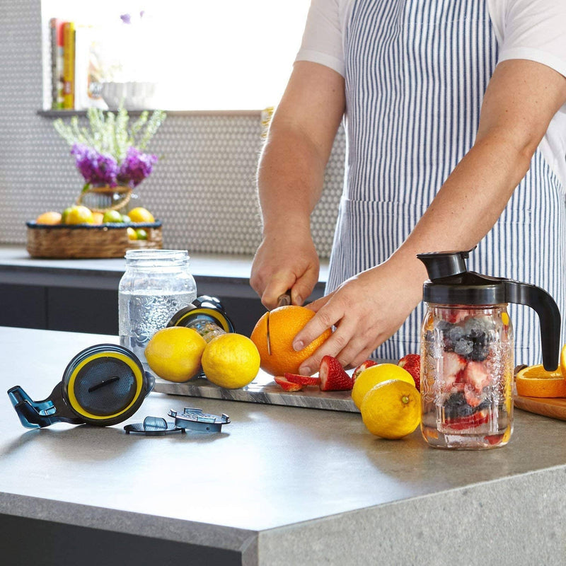 Removable Infuser for Infusing, Brewing, and Serving Beverages