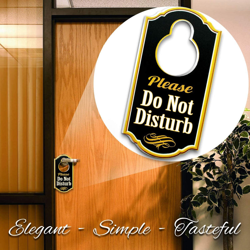 Do Not Disturb 8"x4" PVC Door Hanger