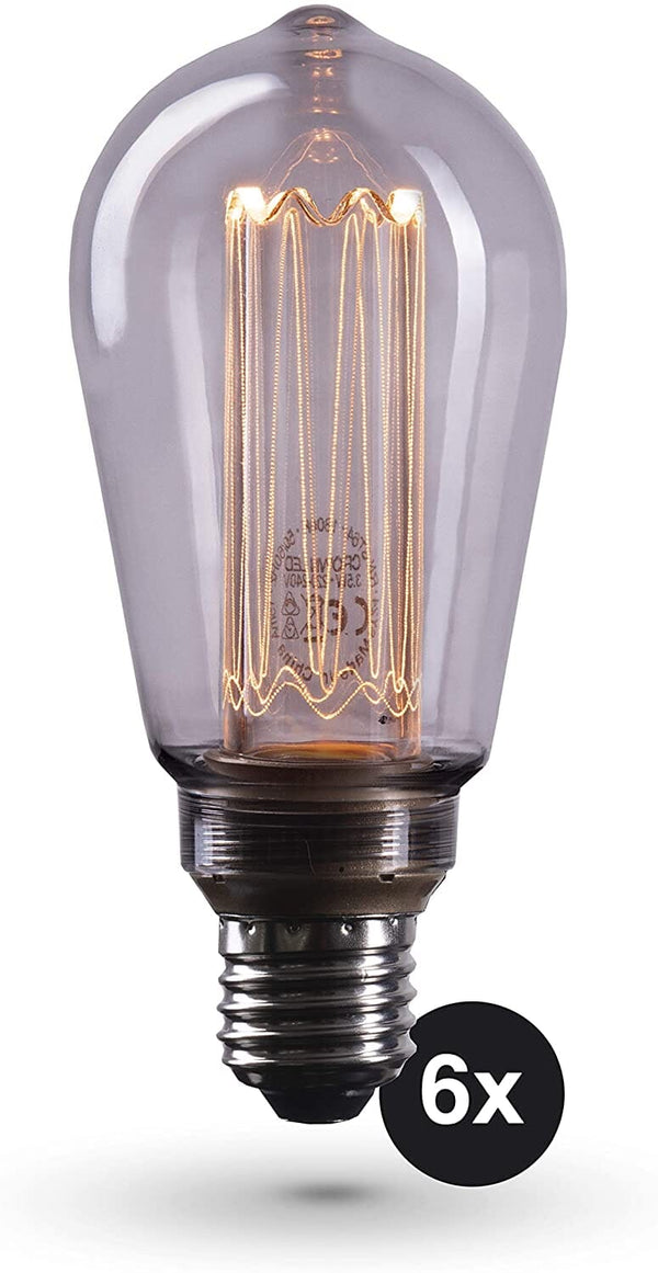 Dimmable Smoke Glass Edison Bulb