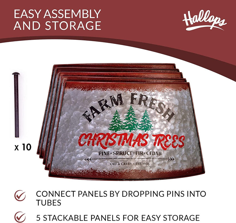 Adjustable Metal Tree Collar for Christmas Trees