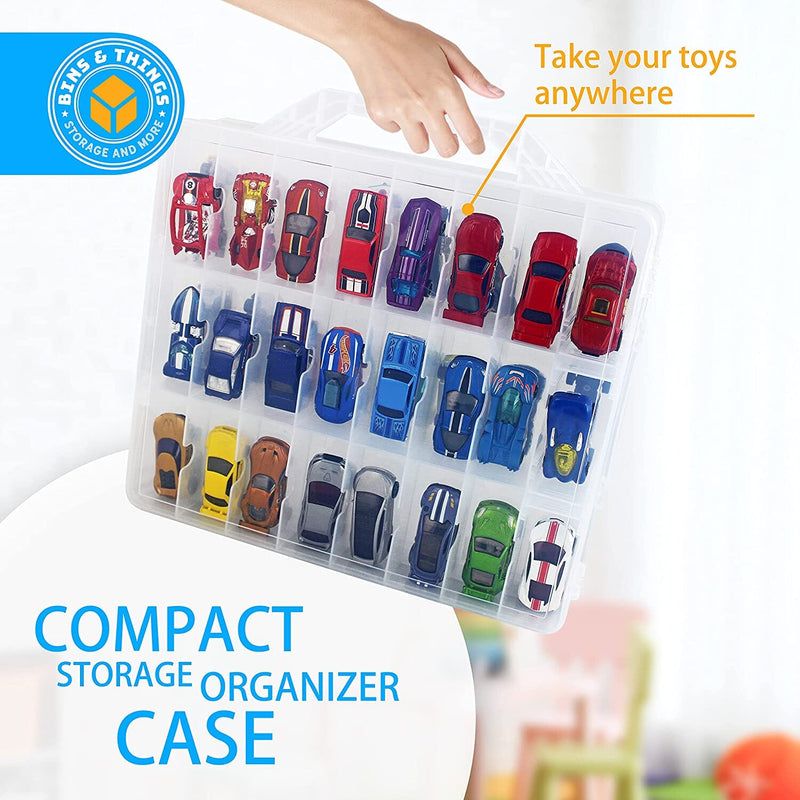 Compact Toy Organizer Case - 48 Compartments - Bins & Things - LOL