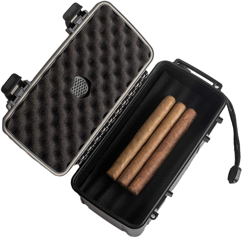 Waterproof Travel Humidor Case for 15 Cigars