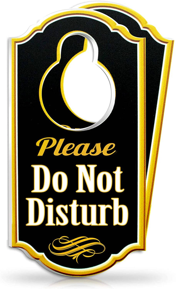 Do Not Disturb Door Hanger Sign