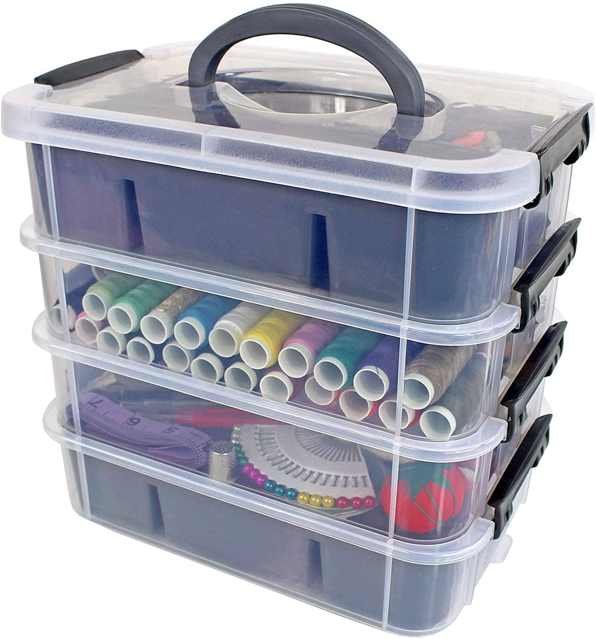 Bins & Things Stackable Storage Container - Gray - Craft Storage