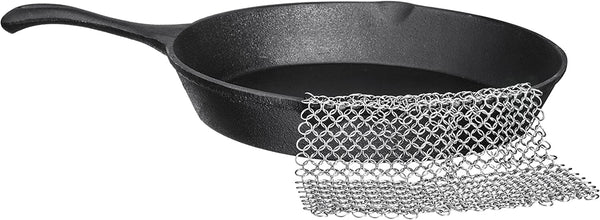 Chainmail Scrubber for Cast Iron Pans and Pots