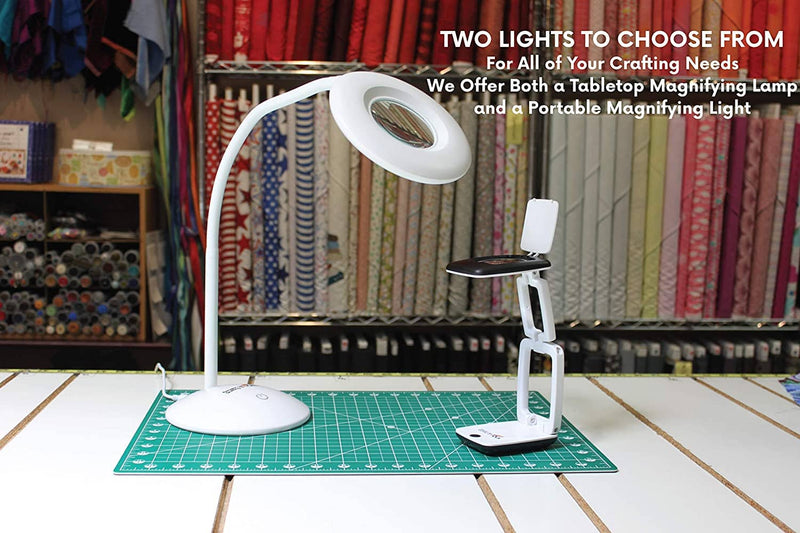 3× Magnifying Lamp with 9 LED's for Sewing and Reading