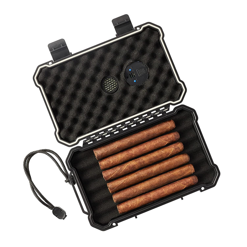 Travel Humidor Case - Holds 5 Wide Cigars