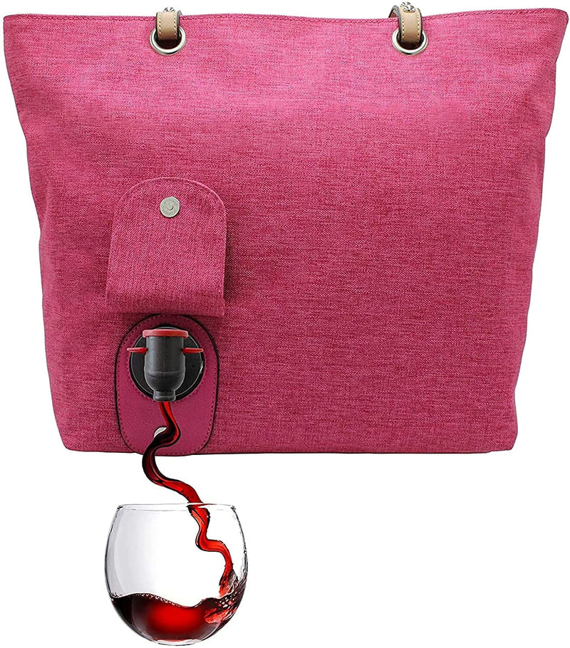 Beach City Wine Tote - Hidden, Leakproof & Insulated